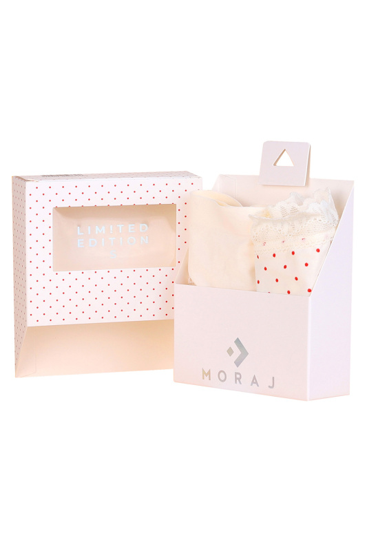 Tanga Moraj BCL1900-009/2 pak Barva: Smetanová, Velikost: M