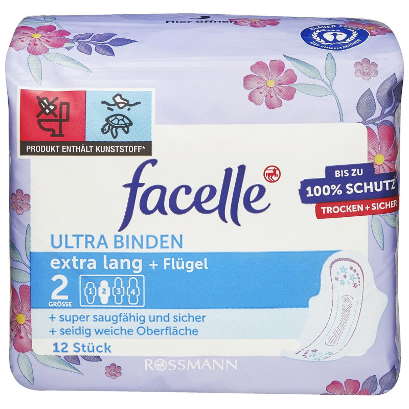 Facelle Ultra dámské vložky s křidélky