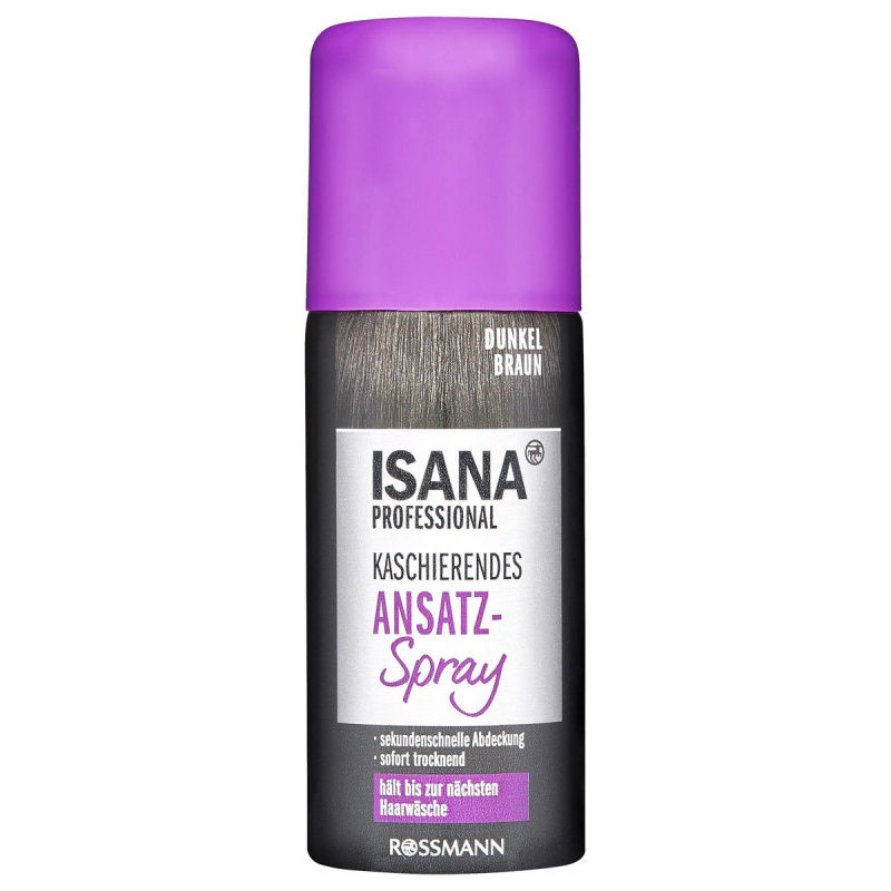 ISANA Sprej na odrosty tmavě hnědý