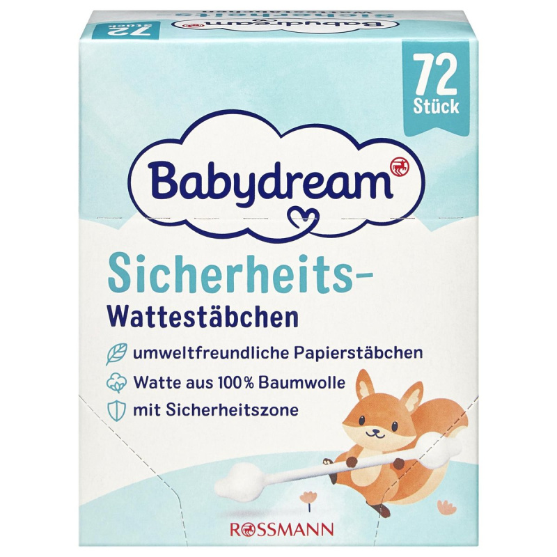 Babydream Bezpečnostní vatové tyčinky