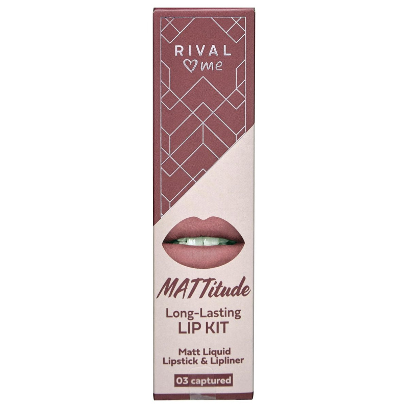 Rival LM Konturovací tužka a matná rtěnka set 03
