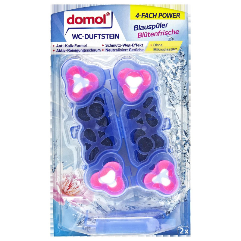 Domol WC blok svěžest květin (2×48 g)