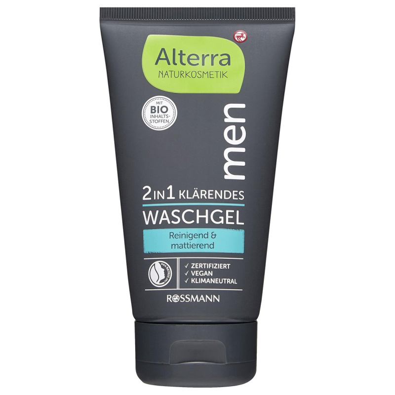 Alterra Naturkosmetik mycí gel na obličej 2v1