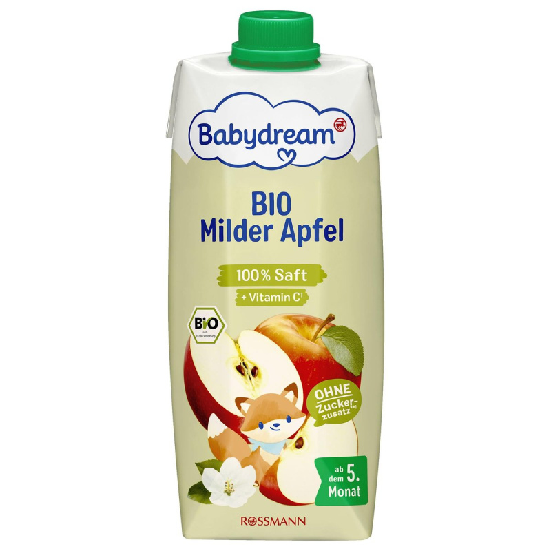 Babydream BIO Jablečná šťáva s vitaminem C 100%