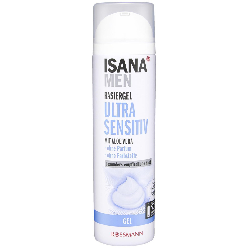 ISANA Men Ultra Sensitive gel na holení