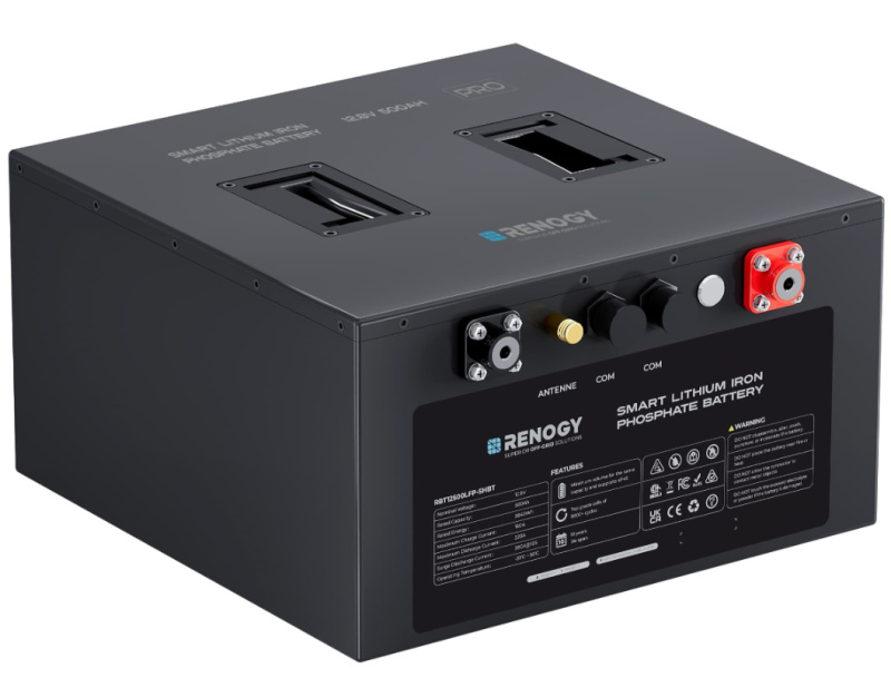 Renogy PRO 500Ah LifePO4 baterie - pod sedadlo|IP 65|Záruka 7 let