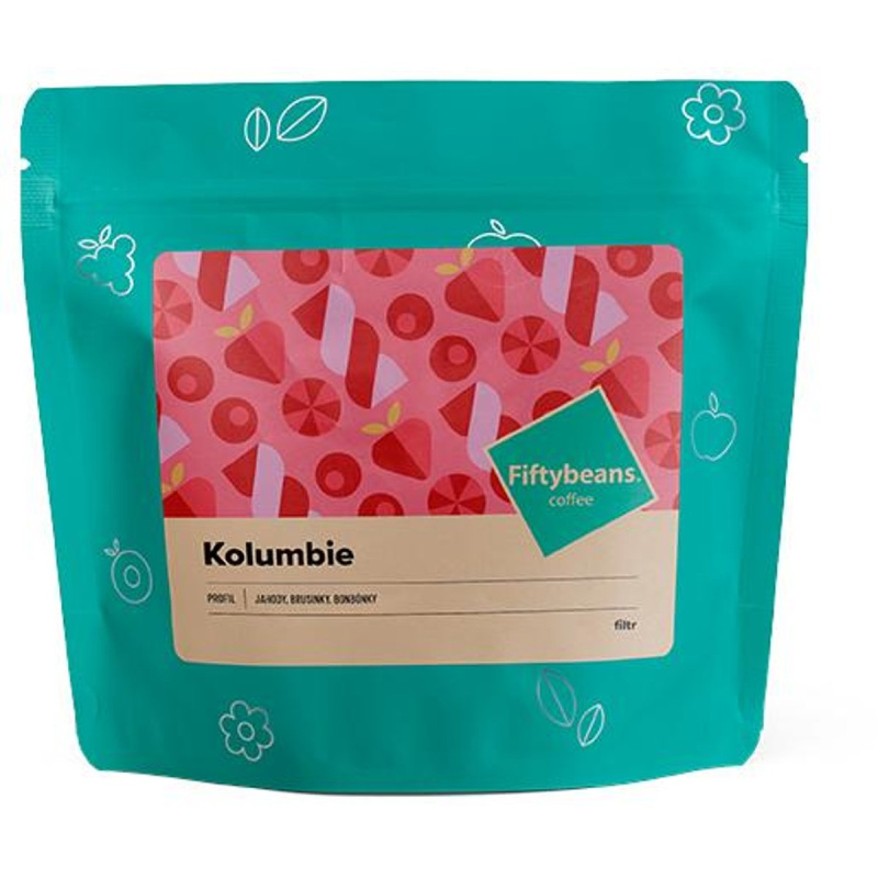 Fiftybeans Kolumbie Red Fruit filtr zrnková káva