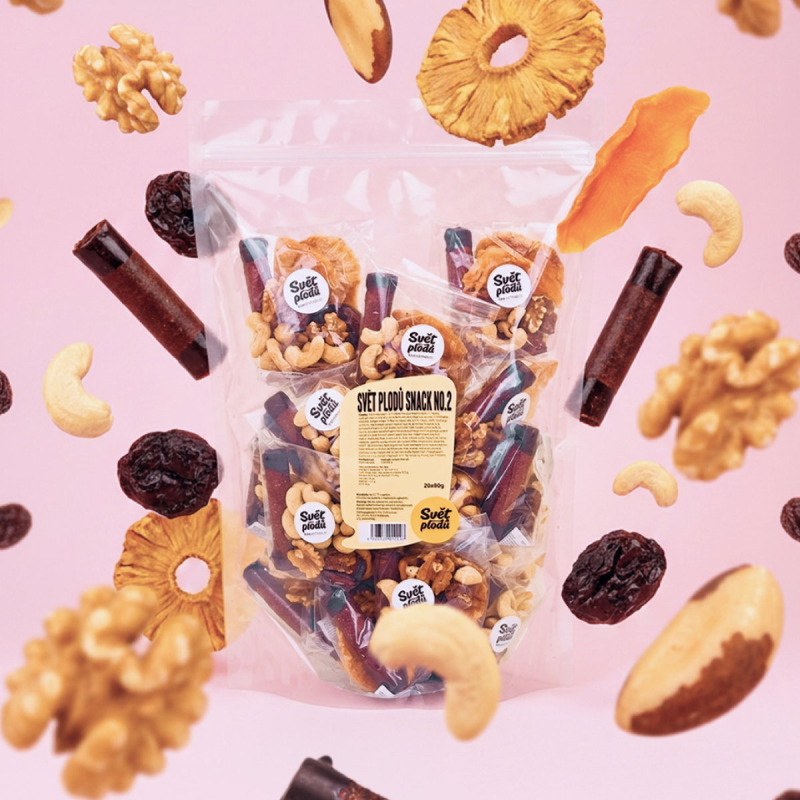 Zachraňte!  SVĚT PLODŮ Snack no. 2 kusy 20 ks