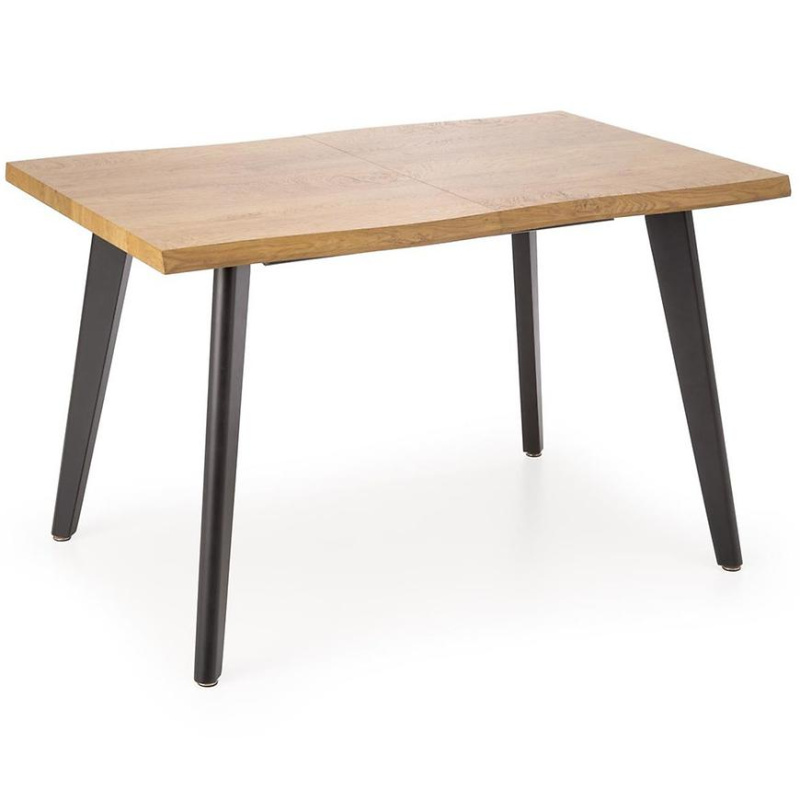 Stůl Dickson 2 88x150 mdf/ocel – přírodní/černá