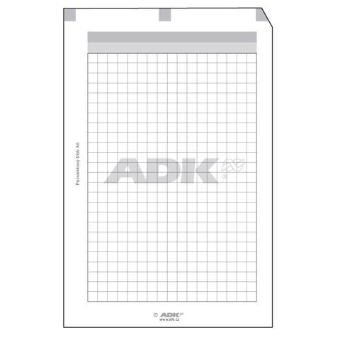 ADK Poznámkový blok A4 děrovaný (50 listů)