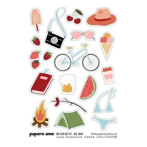 Samolepky A6 - České léto