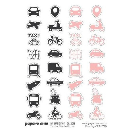 Samolepky A6 - Ikonky