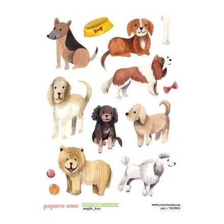 Samolepky A6 - Psi