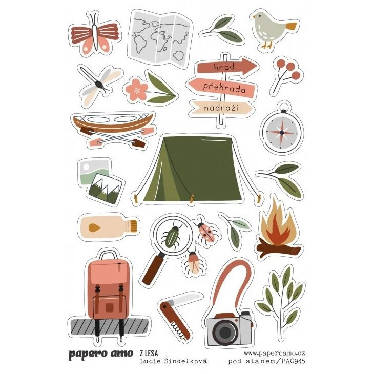 Samolepky A6 - Pod stanem