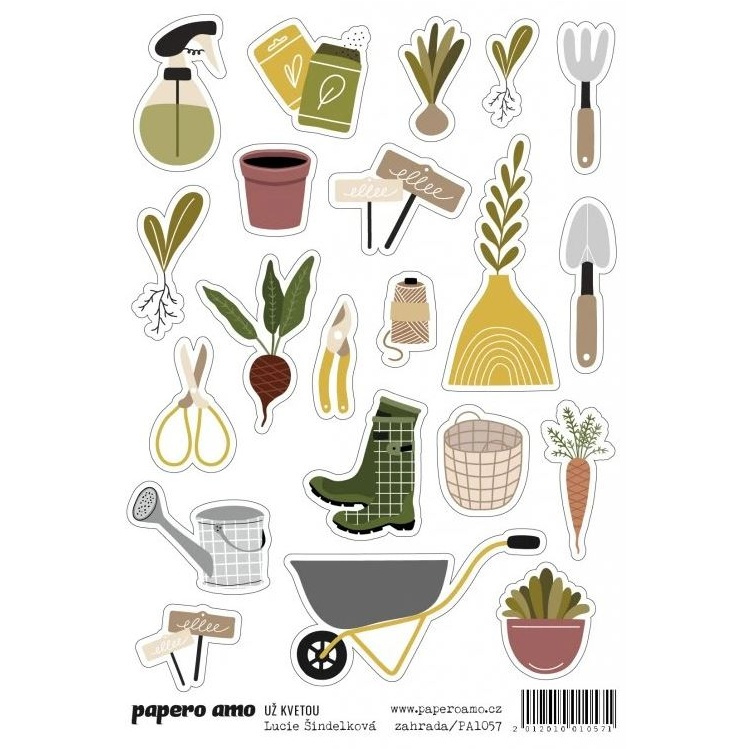 Samolepky A6 - Zahrada