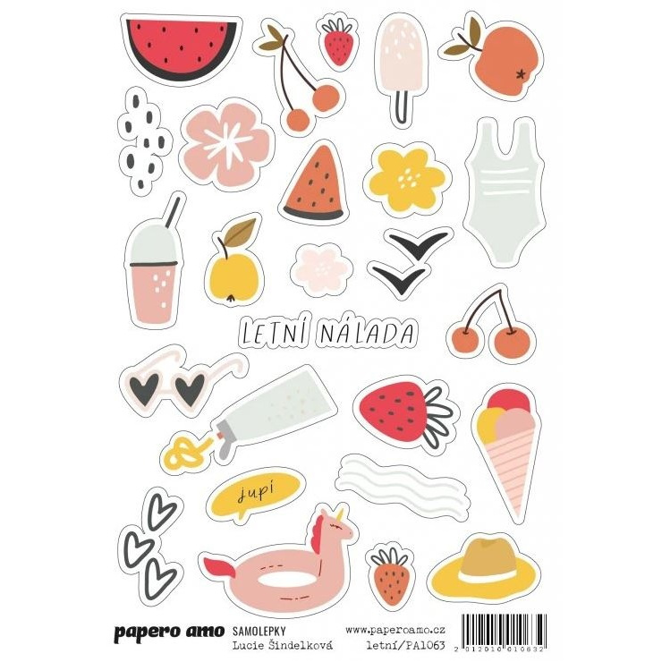 Samolepky A6 - Letní nálada