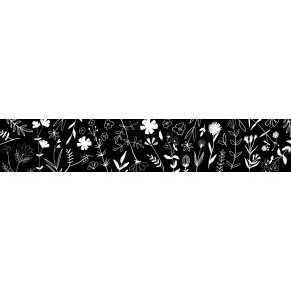 Samolepicí papírová washi páska - noční louka (1ks)