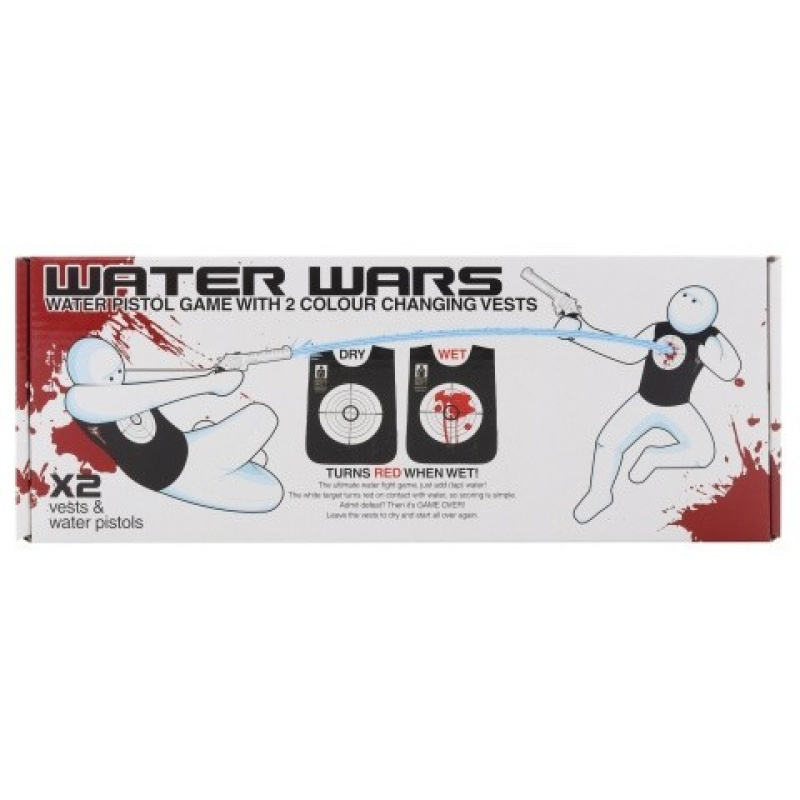 Vodní bitva: pistole + vesty po zásahu zčervenají