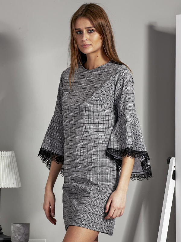 Šaty MI SK 17331.91 černobílé S