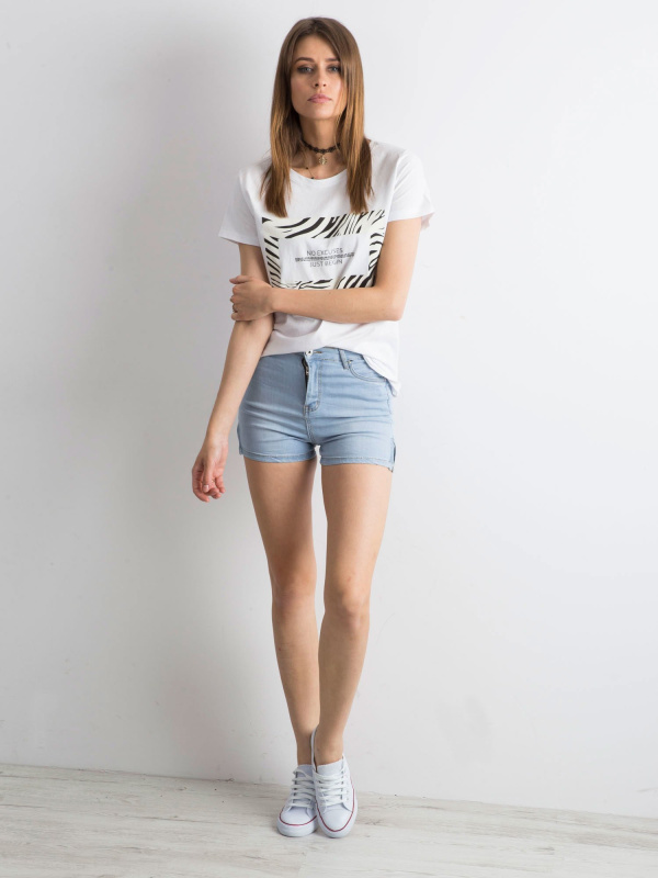 JMP SN DJ238 šortky.17 světle modrá 36