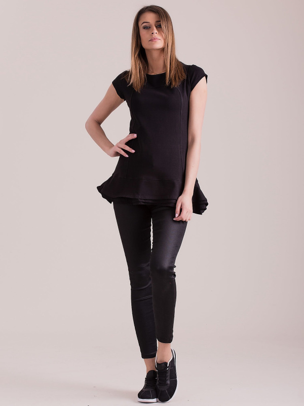 Tunika PL-SK-1620.08 Factory Price Barva: Černá, Velikost: S