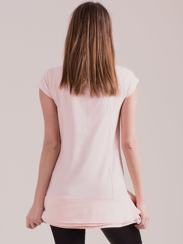 Tunika PL-SK-1620.08 Factory Price Barva: Růžová - světle, Velikost: S
