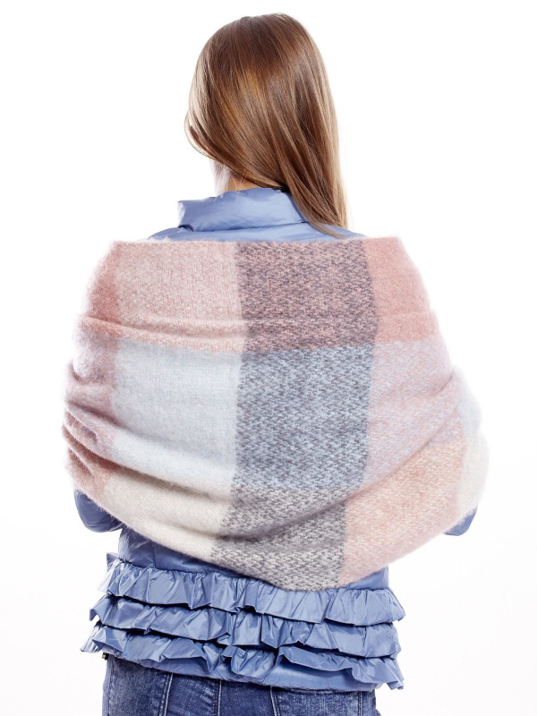 Wool Fashion Italia Šála -AT-SZ-1713801.10 Barva: Modrá - světle, Velikost: UNI