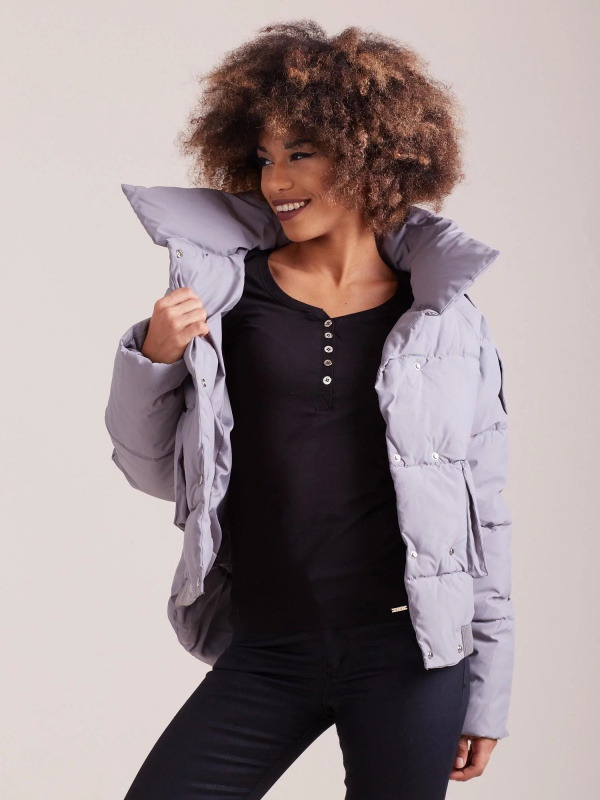 Bunda YP KR bx4188 - Yups šedá M