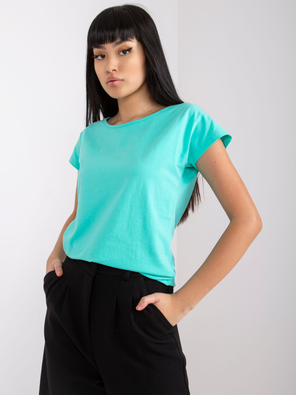 Tričko RV-BZ-4622.37 BASIC FEEL GOOD Barva: Tyrkysová, Velikost: XL