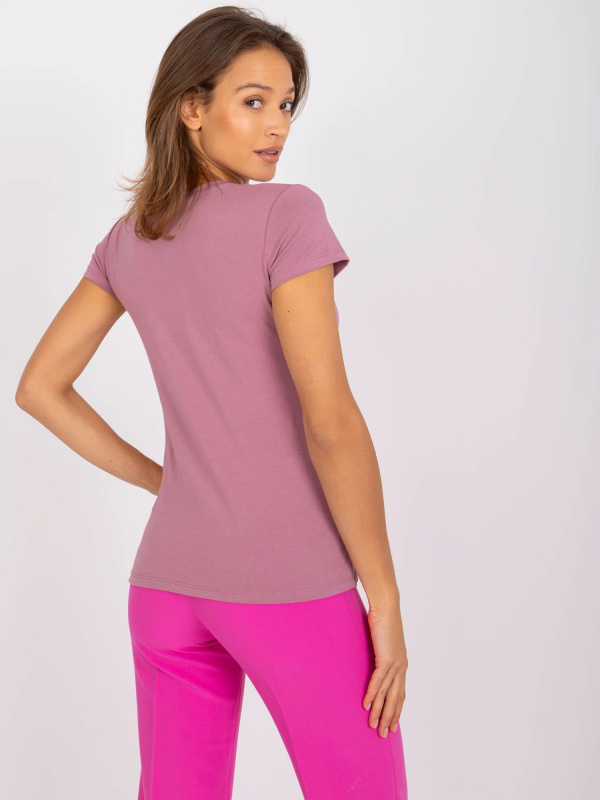 Tričko RV-TS-4623.67 BASIC FEEL GOOD Barva: Růžová - tmavě, Velikost: S