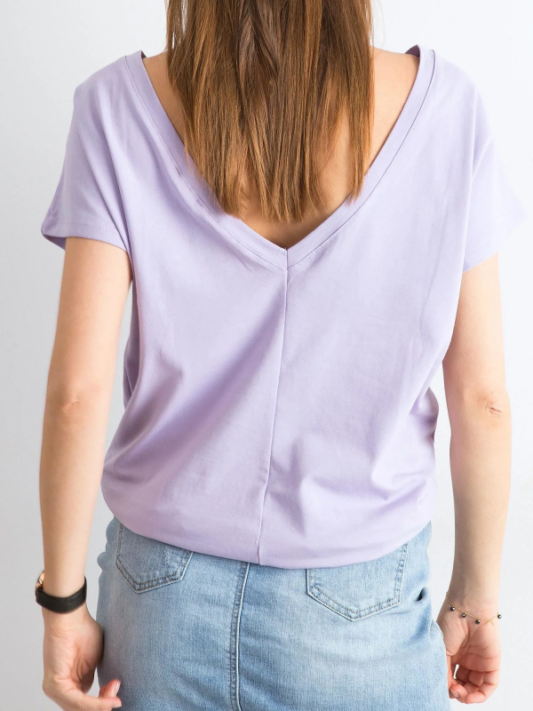 Tričko RV-TS-4662.24P BASIC FEEL GOOD Barva: Fialová, Velikost: XL