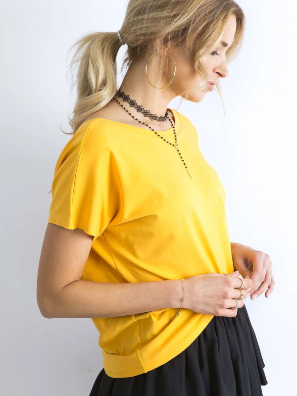 Tričko RV TS 4662.86 tmavě žlutá S