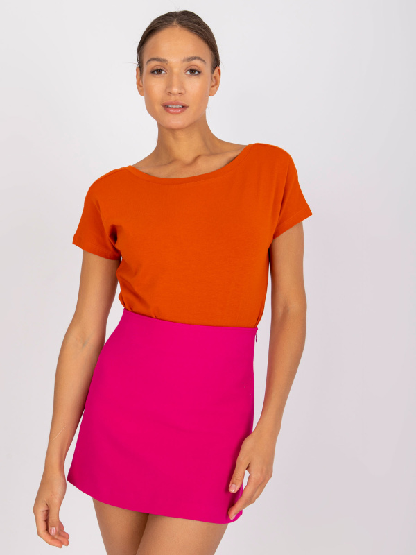 Tričko RV-TS-4662.39P BASIC FEEL GOOD Barva: Oranžová, Velikost: S
