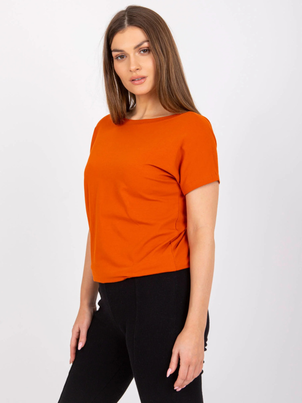 Tričko RV-TS-4662.39P BASIC FEEL GOOD Barva: Oranžová, Velikost: XL