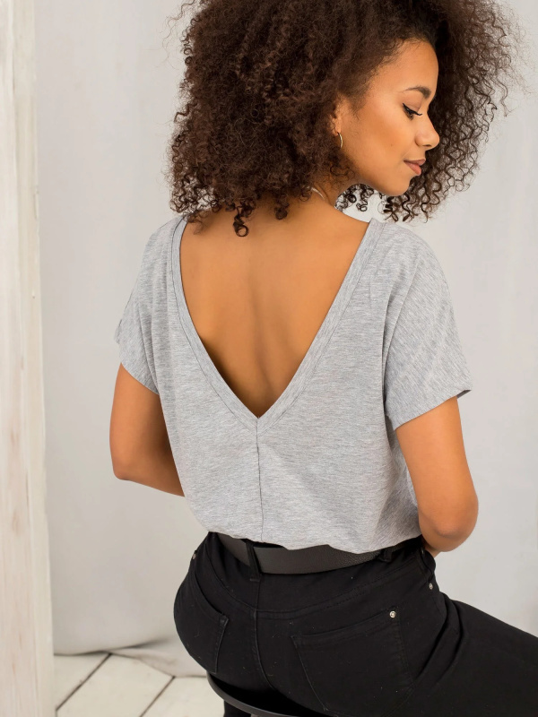 Tričko RV-TS-4662.39P BASIC FEEL GOOD Barva: Šedá, Velikost: XL