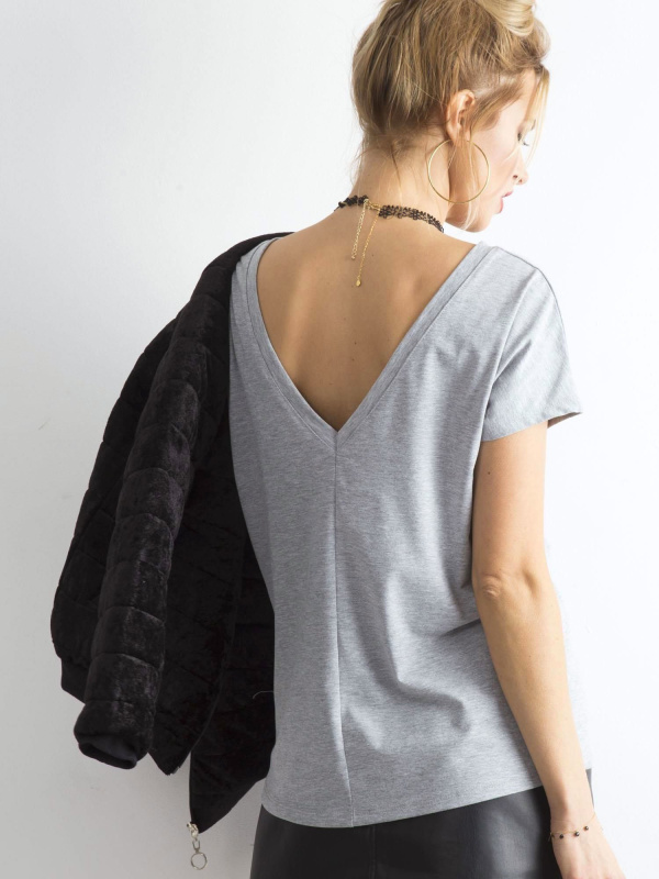 Tričko RV-TS-4662.39P BASIC FEEL GOOD Barva: Šedá, Velikost: XL