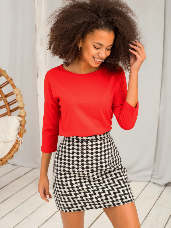 Halenka RV BZ 4661.42P červená XL