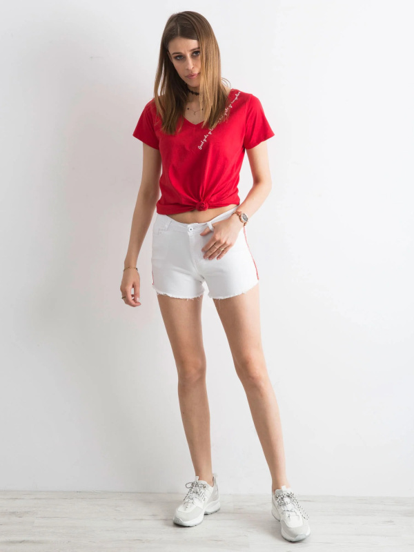 JM SN BK2103 šortky.14P bílá XL