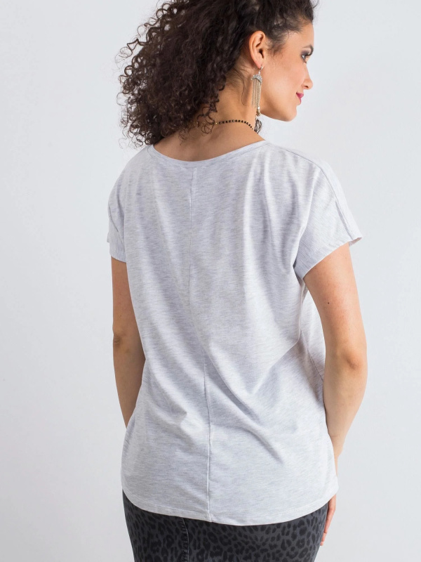 Tričko RV TS 4832.27P světle šedá L