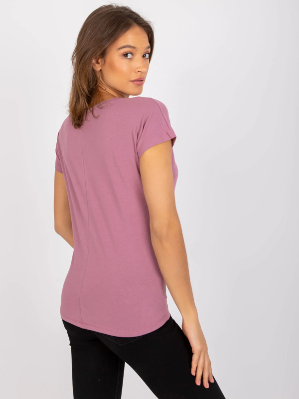 Tričko RV-TS-4832.19P BASIC FEEL GOOD Barva: Růžová - tmavě, Velikost: S