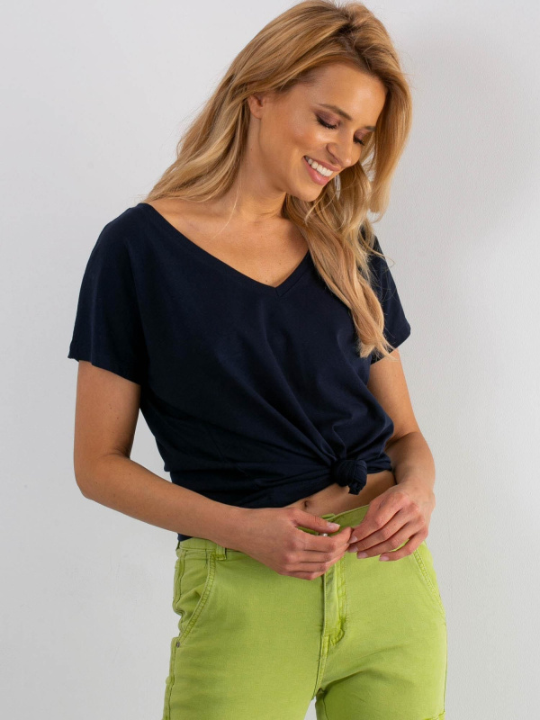 Tričko RV-TS-4832.42P BASIC FEEL GOOD Barva: Modrá, Velikost: M
