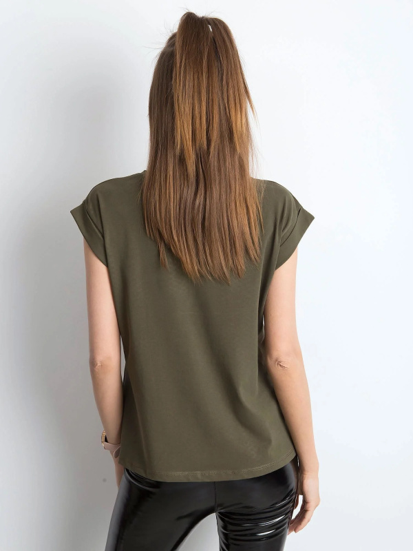 Tričko RV-TS-4833.36P BASIC FEEL GOOD Barva: Zelená, Velikost: XS