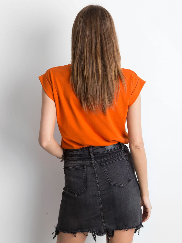 Tričko RV-TS-4833.93P BASIC FEEL GOOD Barva: Oranžová, Velikost: S