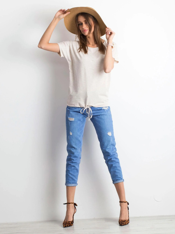 Tričko RV TS 4834.64P světle béžová XL