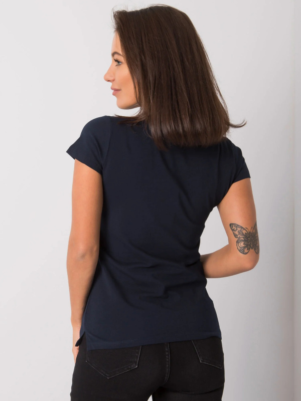 Tričko RV-TS-4837.24P BASIC FEEL GOOD Barva: Modrá, Velikost: XS