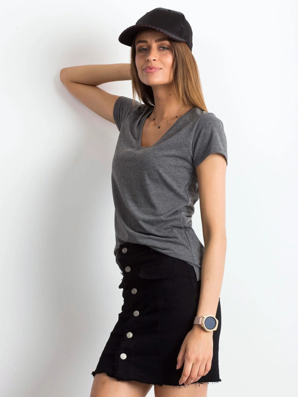 Tričko RV TS 4837.31P tmavě šedá L