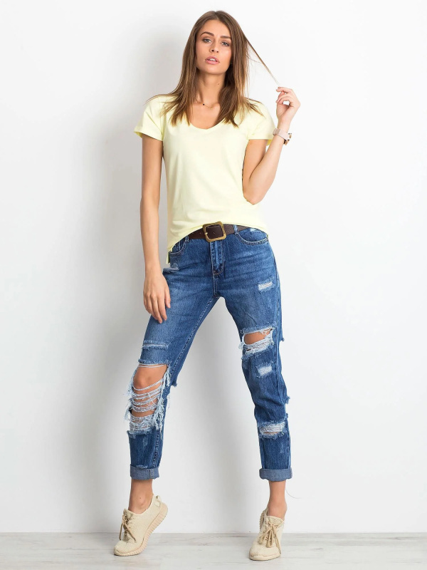 Tričko RV TS 4837.37P světle žlutá XS