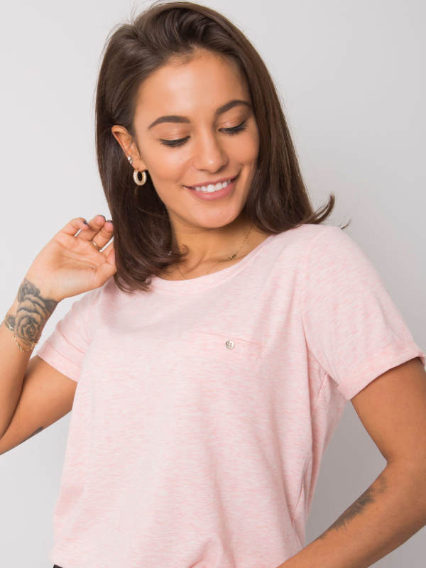 Tričko RV-TS-4838.72P BASIC FEEL GOOD Barva: Růžová - světle, Velikost: XL