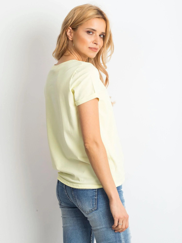 Tričko RV TS 4838.13P jasně žlutá M