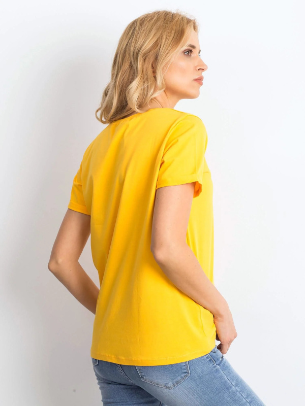 Tričko RV-TS-4838.14P BASIC FEEL GOOD Barva: Žlutá, Velikost: XL